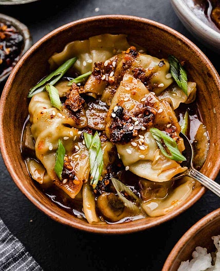 Spicy Chicken Wontons