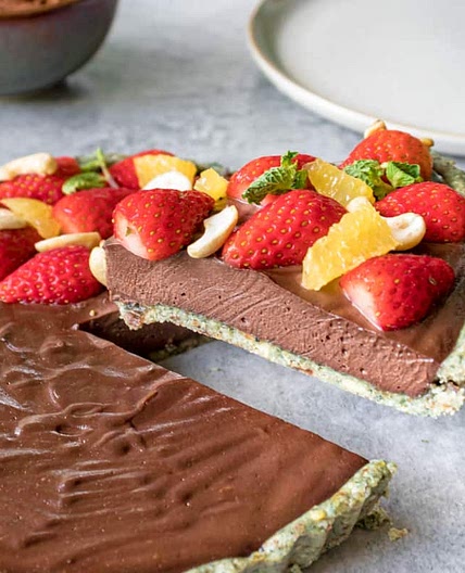 Raw Vegan Cheesecake - Chocolate And Orange