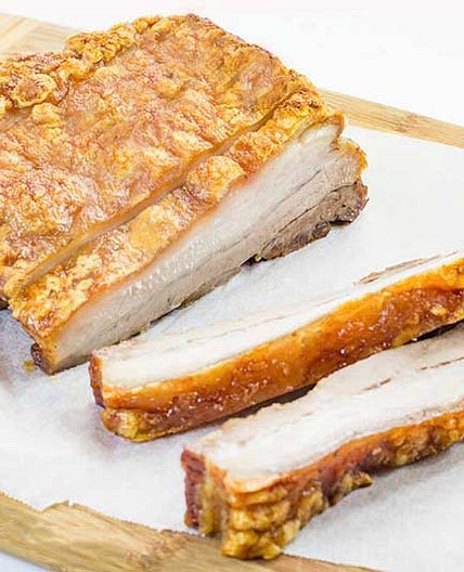 Roast Pork Belly with "Crackling" the Ideal Keto Dinner Recipe