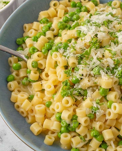 Pasta e Piselli (Italian Pasta and Peas Recipe)