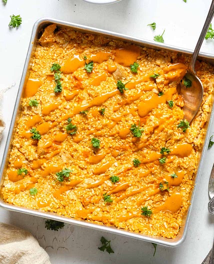 Buffalo Chicken Casserole