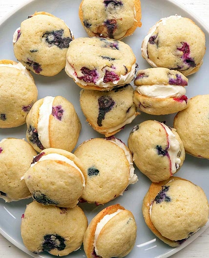 Lemon Blueberry Whoopie Pies