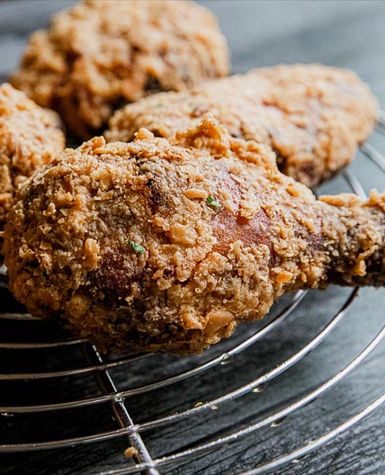 Brined Smoked and Fried Chicken