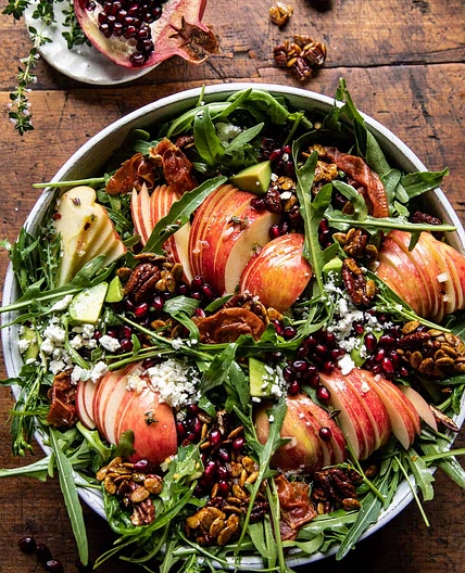 Autumn Harvest Honeycrisp Apple and Feta Salad