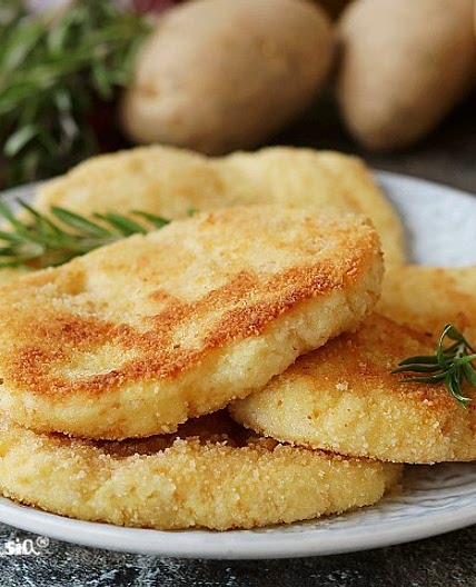 COTOLETTE DI PATATE E RICOTTA