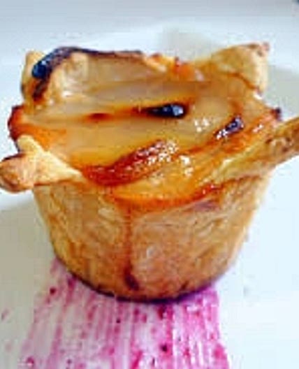 Tarta de manzana individual