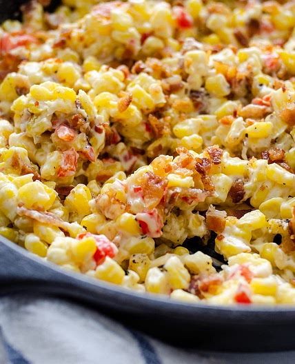 Cream Cheese and Bacon Corn