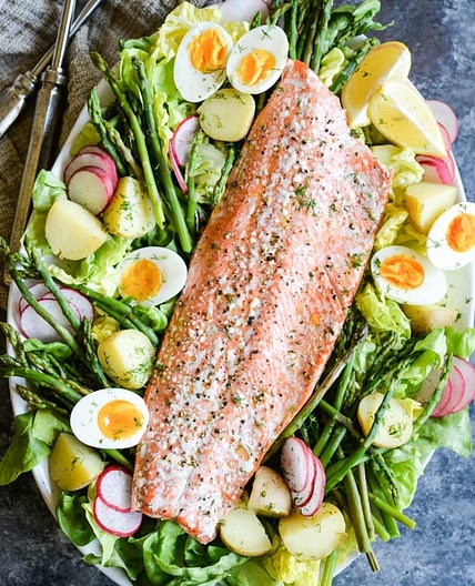 Salmon Nicoise Salad