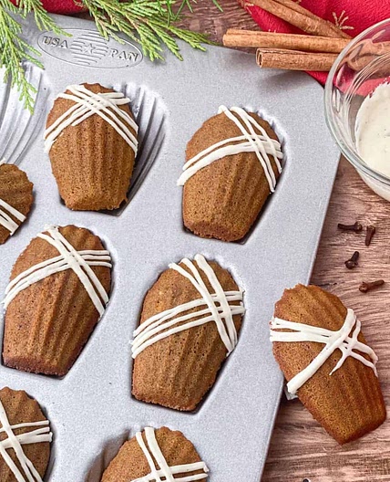 Gingerbread Madeleines