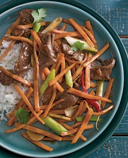 Beef and Sweet Potato Stir-Fry