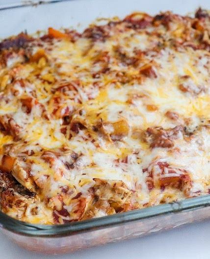 Healthy Chicken Enchilada Bake (Gluten-free)