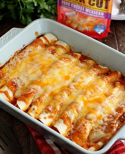 5 Ingredient Beef Enchiladas