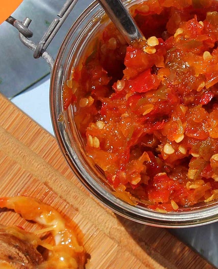 Sweet and Spicy Pepper Relish