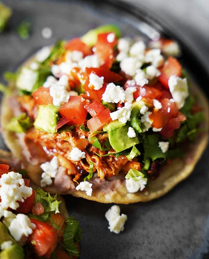 Chipotle Chicken Tostadas Recipe