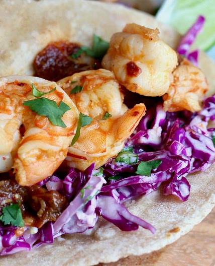 Red Cabbage Slaw for Tacos