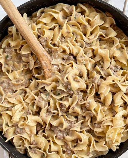 Ground Beef Stroganoff