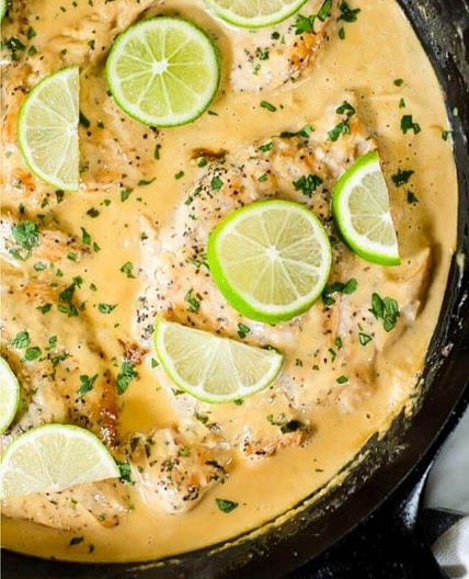 Coconut Lime Chicken (Paleo, Whole30 + Keto)