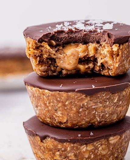 Chocolate Peanut Butter Oat Cups