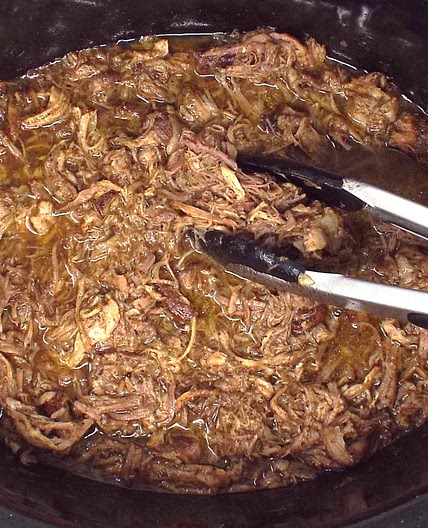 Slow Cooker Mango Jerk Pulled Pork