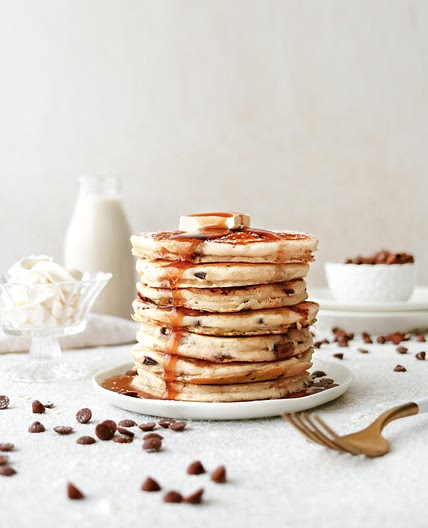 The Best Vegan Chocolate Chip Pancakes