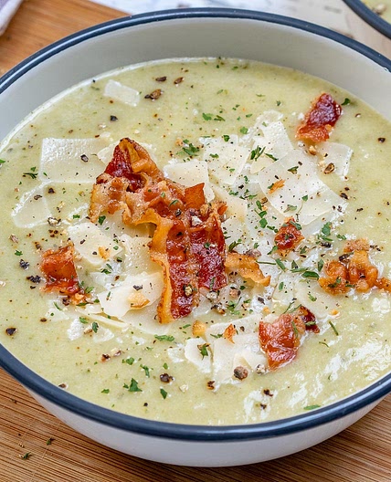CleanFoodCrush Creamy Zucchini Potato Soup