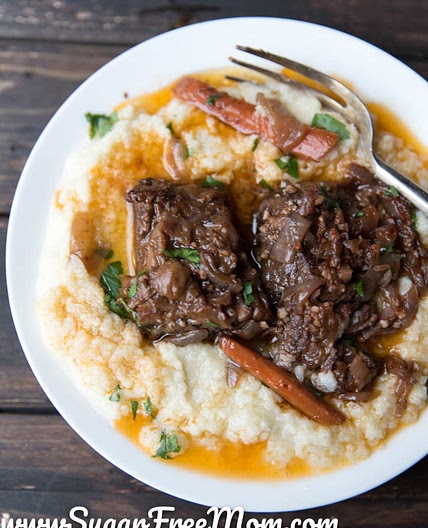 Slow Cooker Low Carb Beef Short Ribs