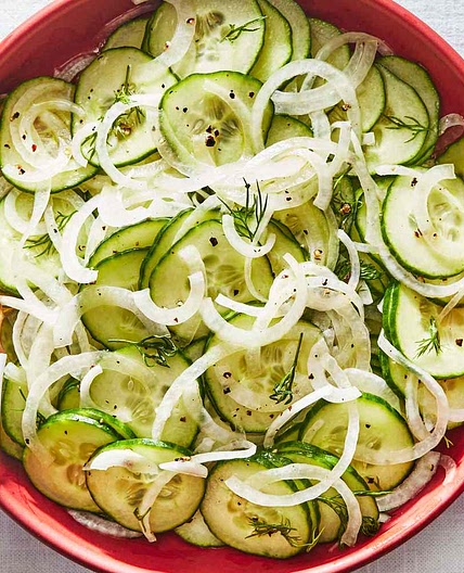 Cucumber And Vidalia Onion Salad