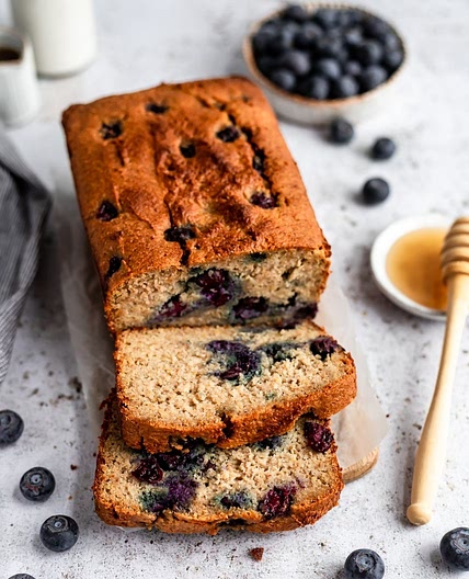 Good Morning Almond Flour Blueberry Muffin Bread