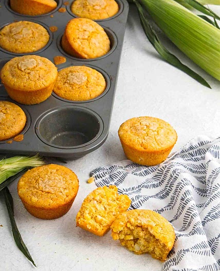 Vegan Gluten Free Corn Muffins