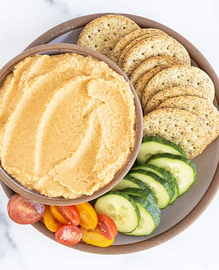 Easy Carrot Hummus