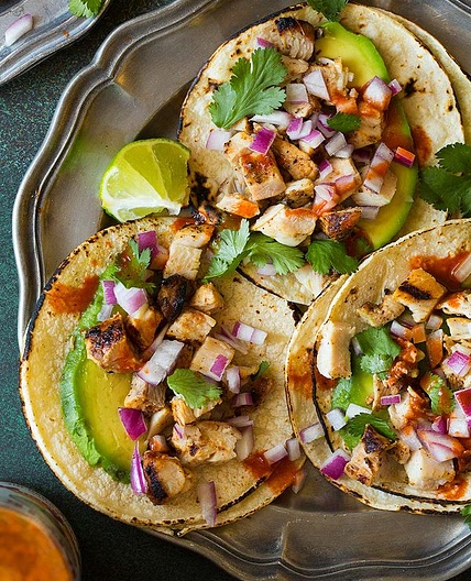 Grilled Chicken Street Tacos