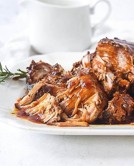 Slow Cooker Parmesan Honey Pork Roast