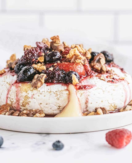 Very Berry Walnut Baked Brie