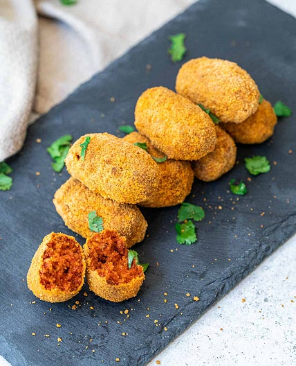 Vegan Croquettes (Spanish Croquetas)