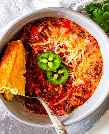 Easy No Bean Turkey Chili