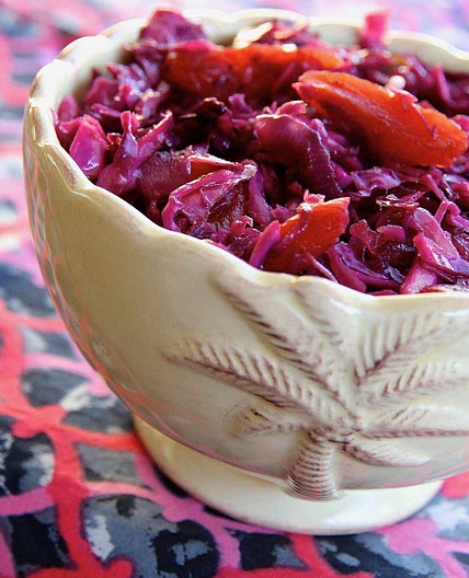 Red Cabbage With Apricots And Balsamic Vinegar