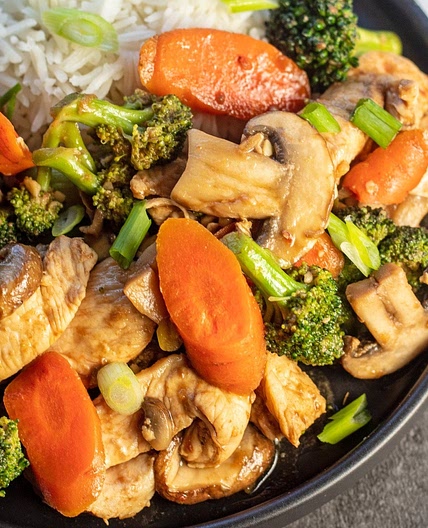 Chicken with Garlic Sauce