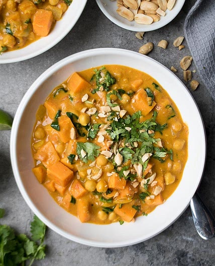 Chickpea Peanut Curry