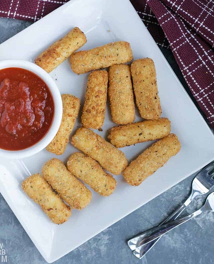 Keto Mozzarella Cheese Sticks