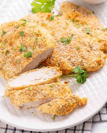 Baked Panko Chicken Breast