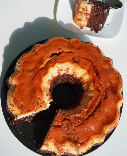 Chocoflan (the impossible flip over cake)
