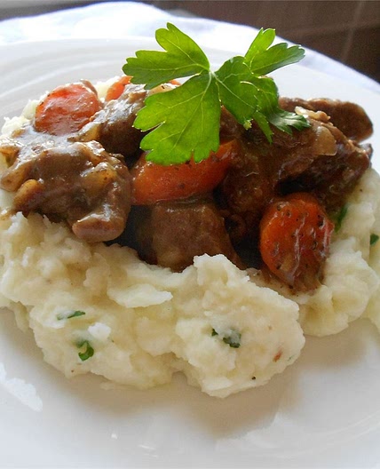 Beer-Braised Irish Stew and Colcannon