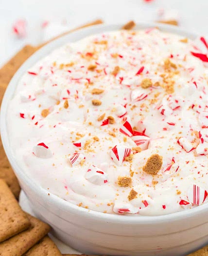 Candy Cane Cheesecake Dip Recipe