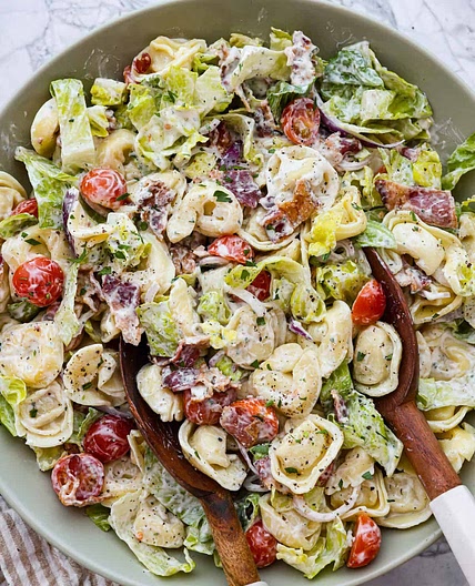 BLT Tortellini Pasta Salad