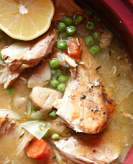 Slow-Cooker Lemon-Garlic Chicken
