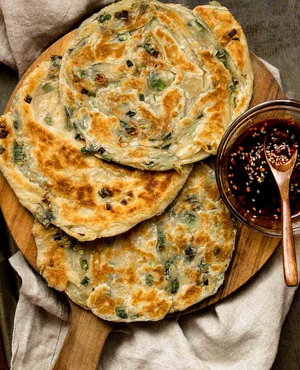 Buttery Scallion Pancakes