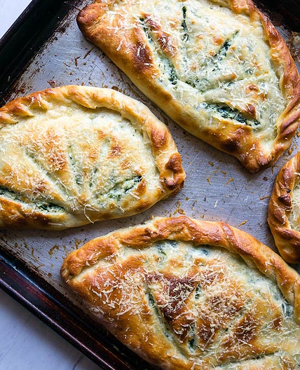 Ricotta and Spinach Calzones
