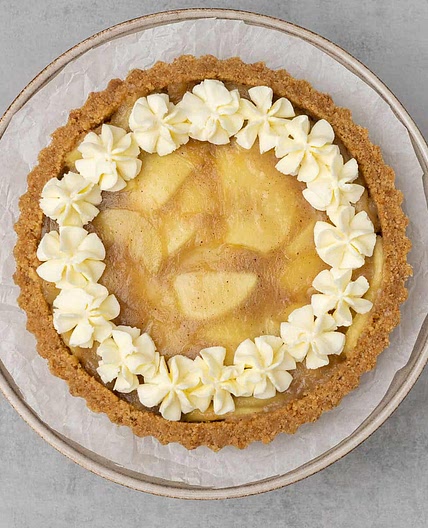 No bake Apple Pie with Graham Cracker Crust