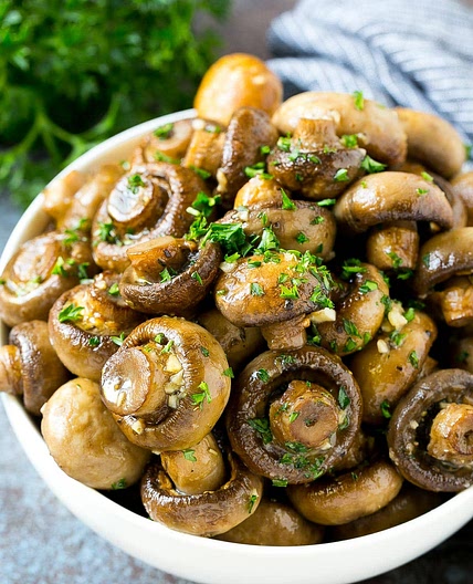 Roasted Mushrooms in Garlic Butter
