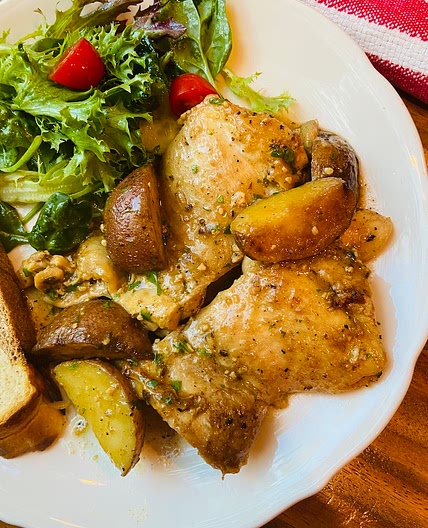 One Pan Chicken and Potatoes